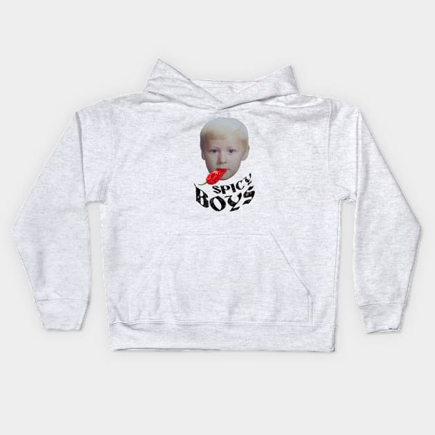 Spicy Boys Kids Hoodie by GeleHaas